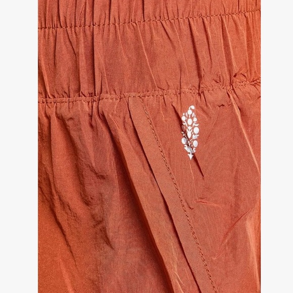 Free People The Way Home Orange Shorts - Picture 3 of 3